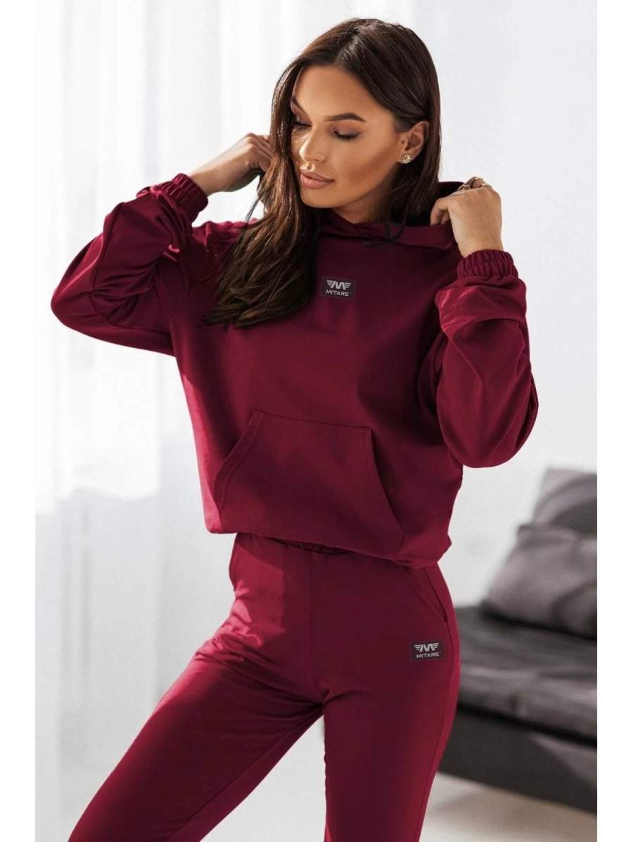 Trainingsanzug Rotwein URBAN EASE D8 MITARE