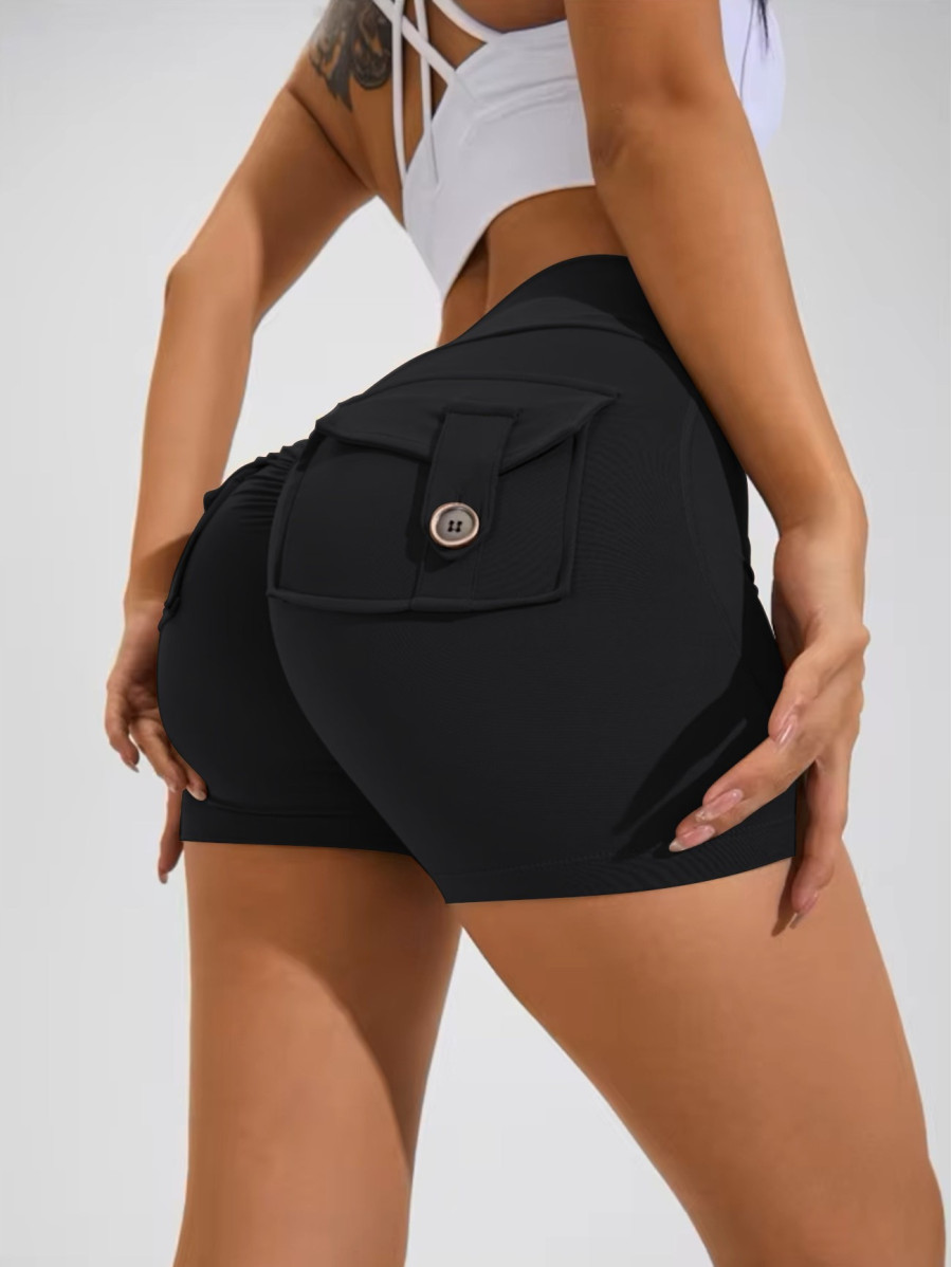 Push-Up Damen Shaping Shorts Schwarz ZAPPY TRENDY K133 MITARE