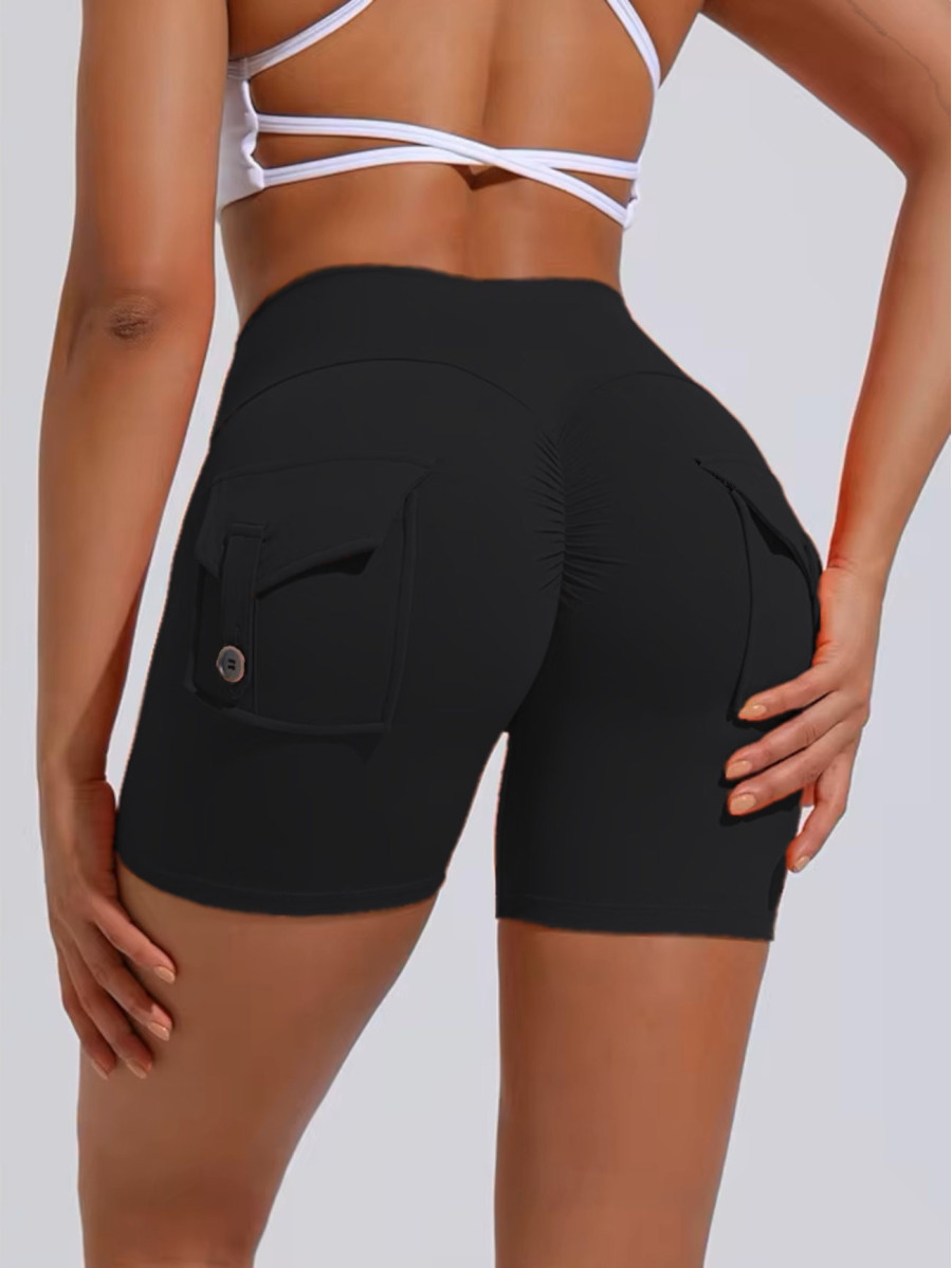 Push-Up Damen Shaping Shorts Schwarz ZAPPY TRENDY K133 MITARE