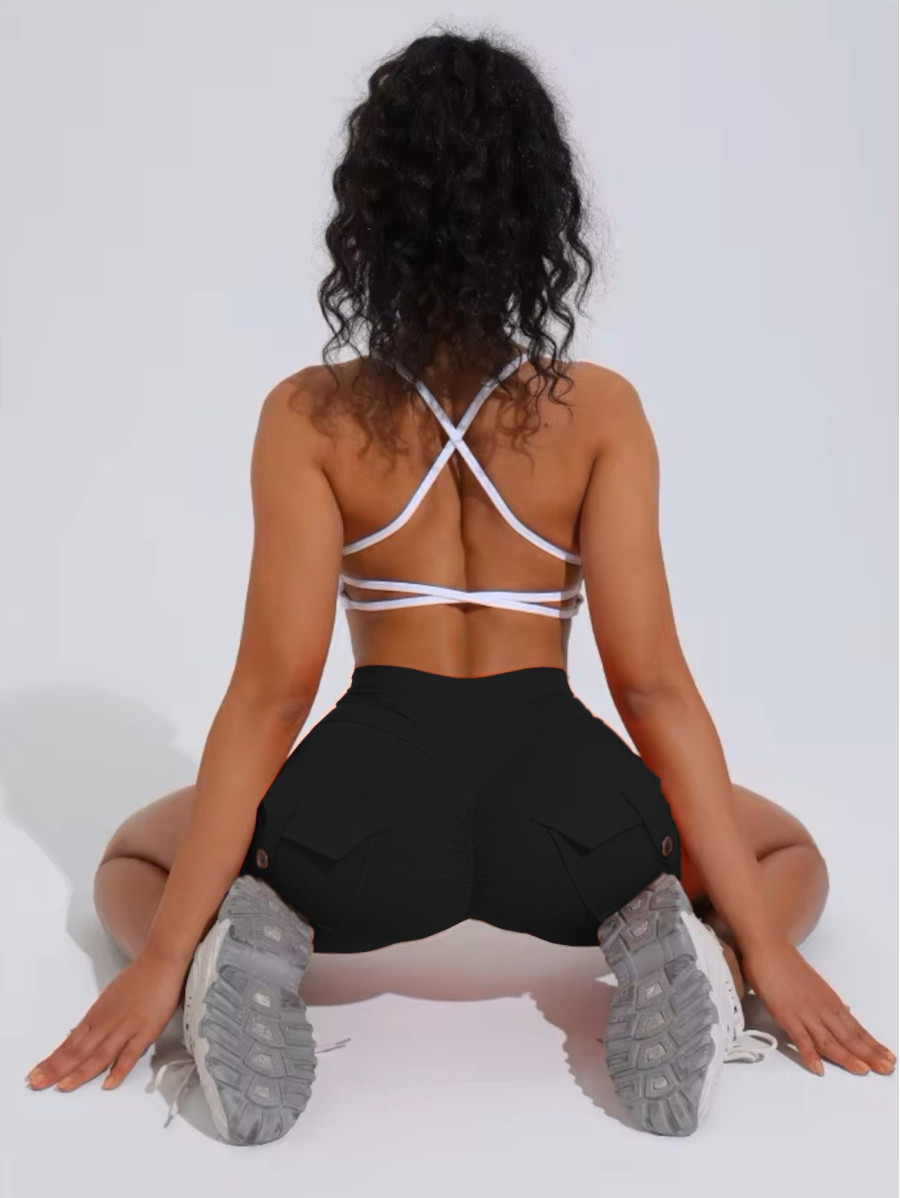 Push-Up Damen Shaping Shorts Schwarz ZAPPY TRENDY K133 MITARE