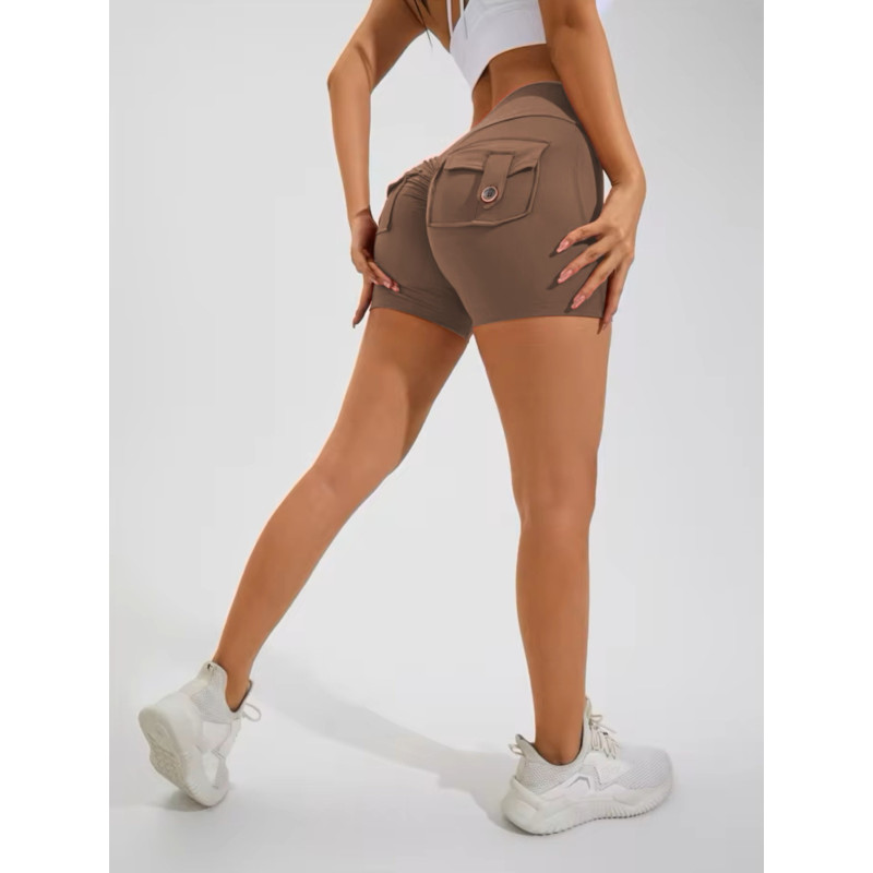 Push-Up Damen Shaping Shorts braun ZAPPY TRENDY K133 MITARE