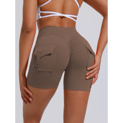 Push-Up Damen Shaping Shorts braun ZAPPY TRENDY K133 MITARE 2