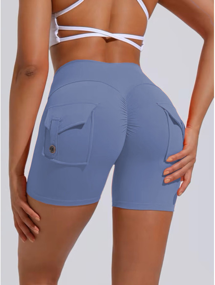 Push-Up Damen Shaping Shorts blau ZAPPY TRENDY K133 MITARE 2