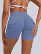 Push-Up Damen Shaping Shorts blau ZAPPY TRENDY K133 MITARE