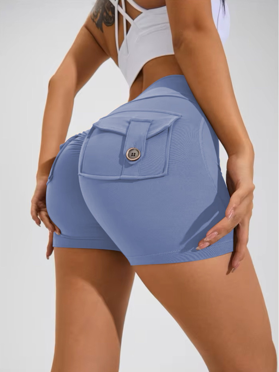 Push-Up Damen Shaping Shorts blau ZAPPY TRENDY K133 MITARE