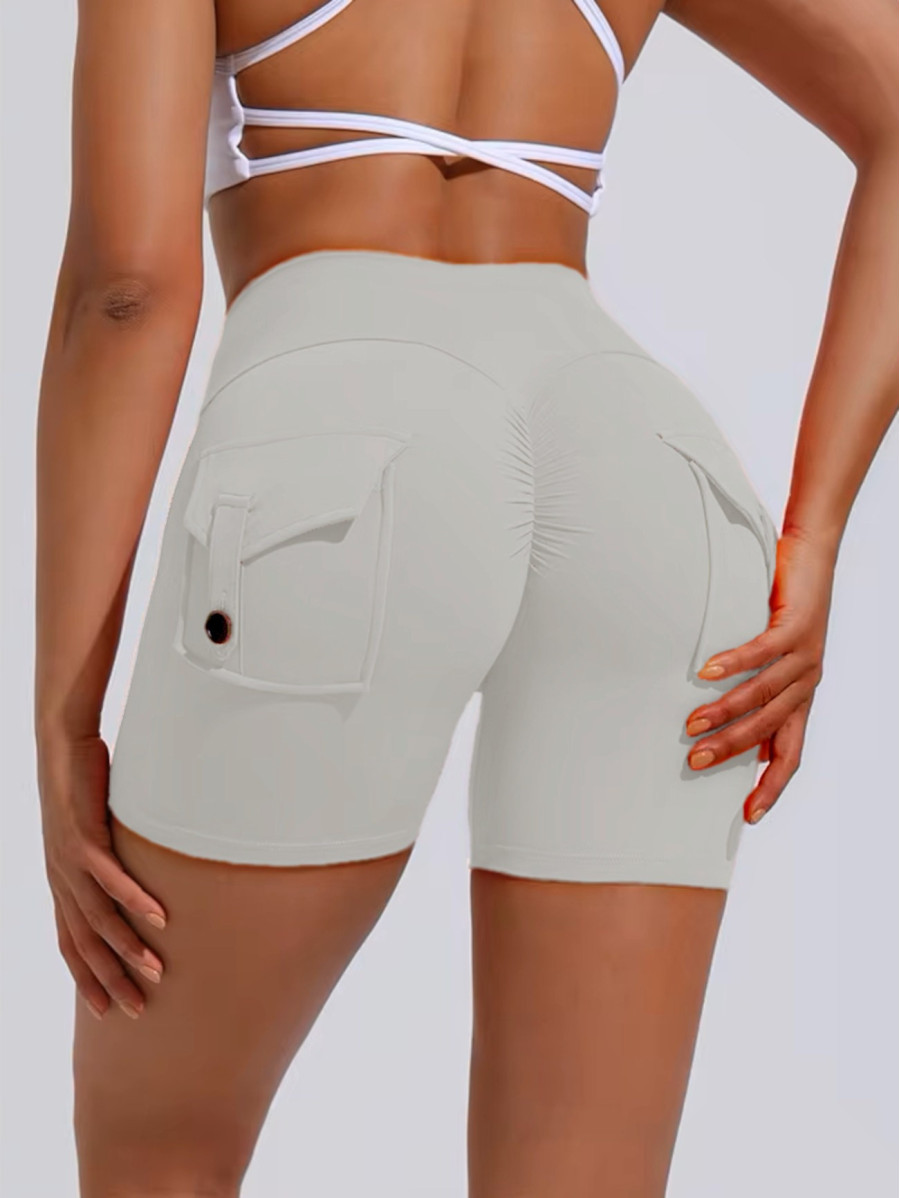Push-Up Damen Shaping Shorts hellgrau ZAPPY TRENDY K133 MITARE