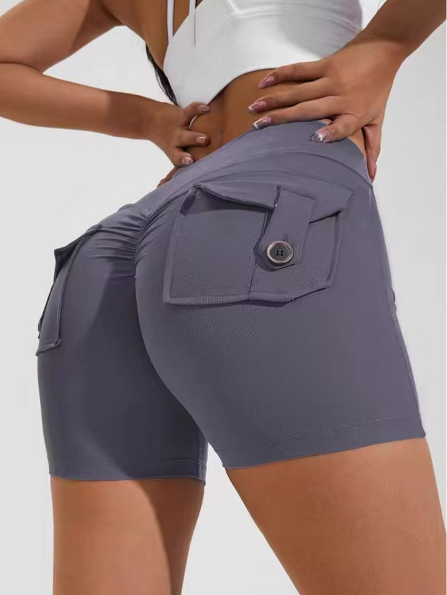 Push-Up Damen Shaping Shorts grau ZAPPY TRENDY K133 MITARE