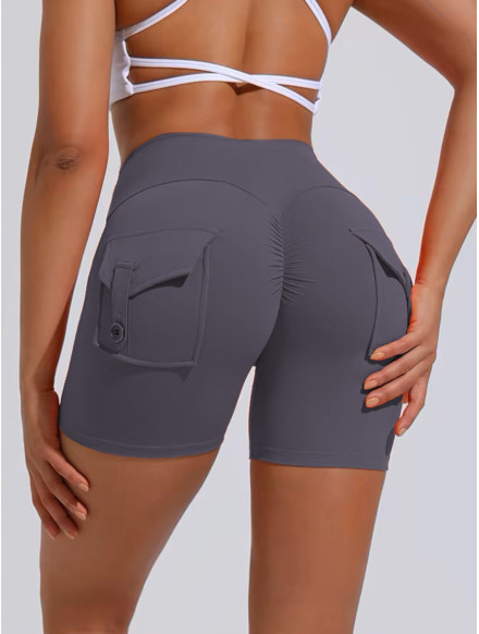 Push-Up Damen Shaping Shorts grau ZAPPY TRENDY K133 MITARE 2