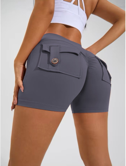 Push-Up Damen Shaping Shorts grau ZAPPY TRENDY K133 MITARE