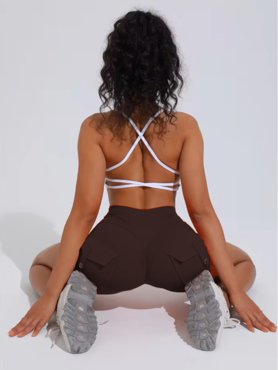 Push-Up Damen Shaping Shorts Schokolade ZAPPY TRENDY K133 MITARE