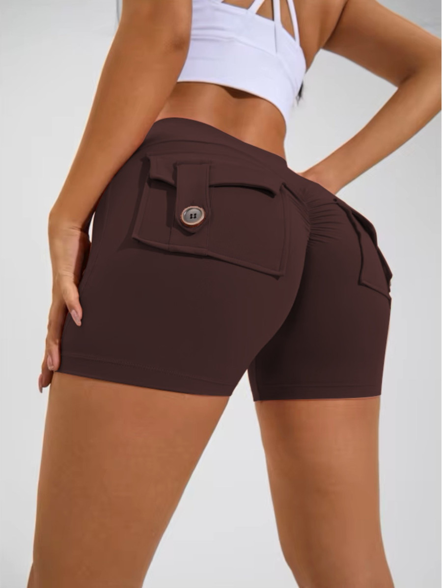 Push-Up Damen Shaping Shorts Schokolade ZAPPY TRENDY K133 MITARE