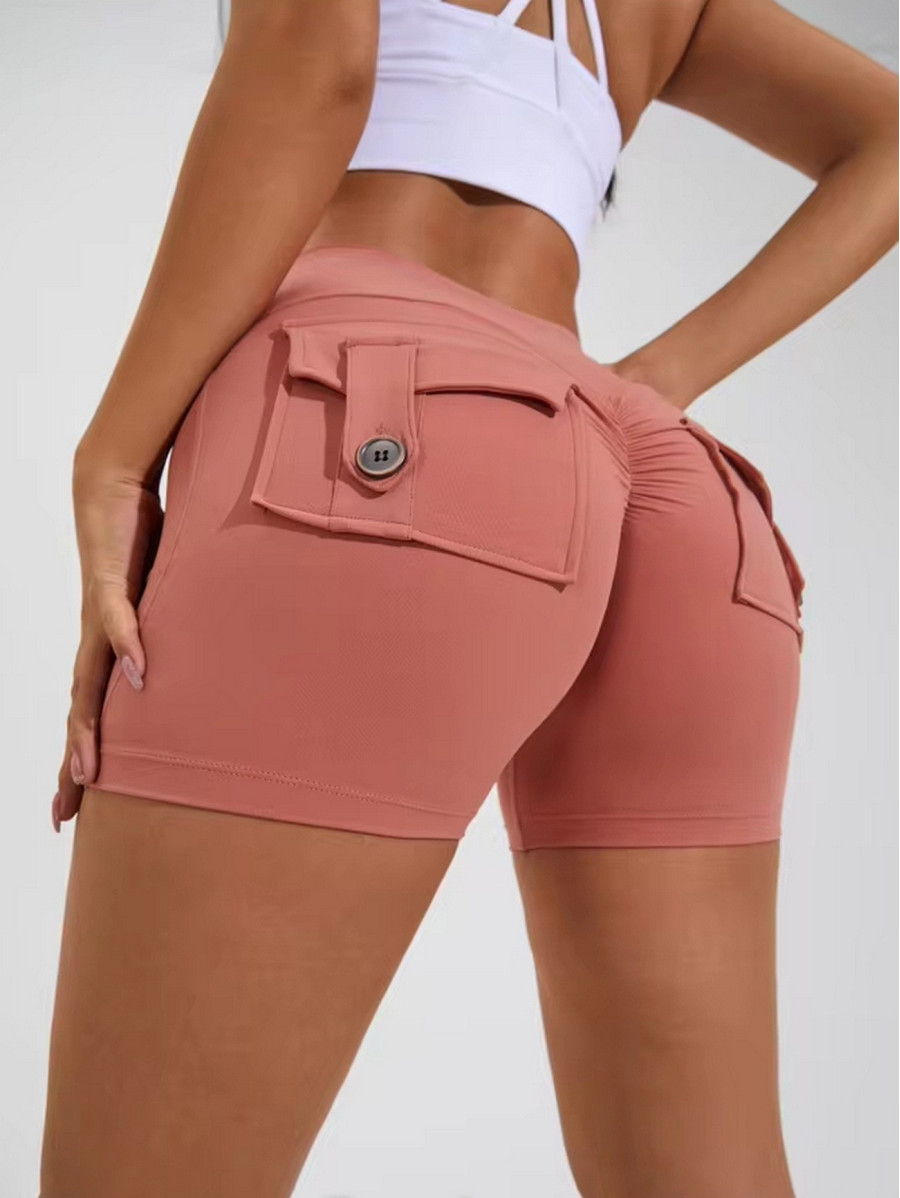 Push-Up Damen Shaping Shorts Lachs ZAPPY TRENDY K133 MITARE