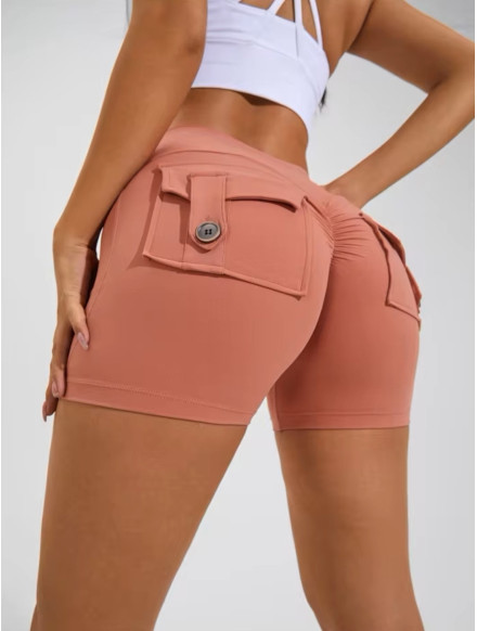 Push-Up Damen Shaping Shorts Lachs ZAPPY TRENDY K133 MITARE