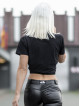 Shirt Letters mit Schnürrung N680 SCHWARZ NEBBIA