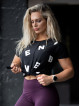 Shirt Letters mit Schnürrung N680 SCHWARZ NEBBIA