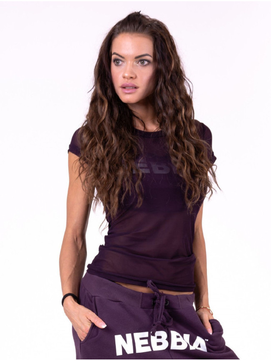 Flash-Mesh-Shirt  N665 BURGUND NEBBIA