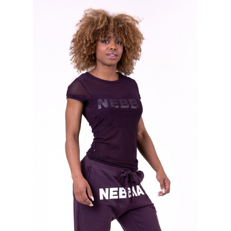Flash-Mesh-Shirt  N665 BURGUND NEBBIA