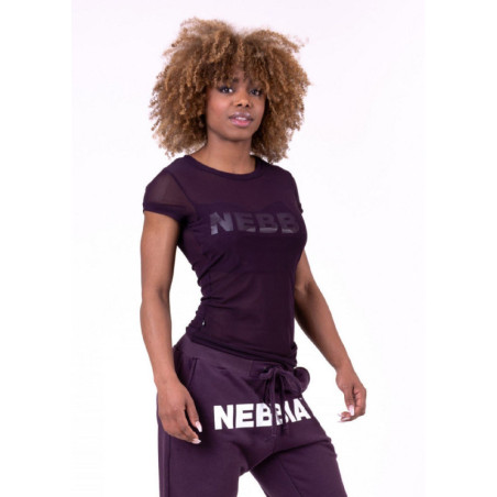 Flash-Mesh-Shirt  N665 BURGUND NEBBIA