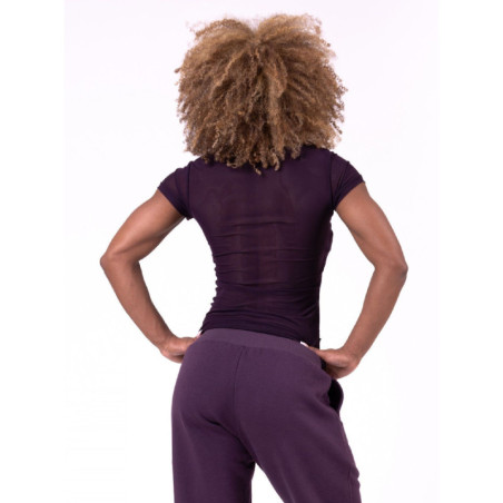 Flash-Mesh-Shirt  N665 BURGUND NEBBIA