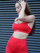 Nahtlose Shorts PUSH UP MAX K077 rot MITARE