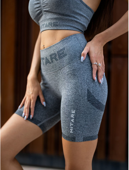 Nahtlose Shorts PUSH UP MAX K077 dunkelgrau MITARE 2