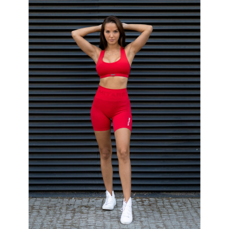 Nahtlose Shorts PUSH UP MAX K077 rot MITARE