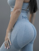Seamless leggings PUSH UP MAX K001 blau MITARE