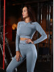 Seamless leggings PUSH UP MAX K001 blau MITARE