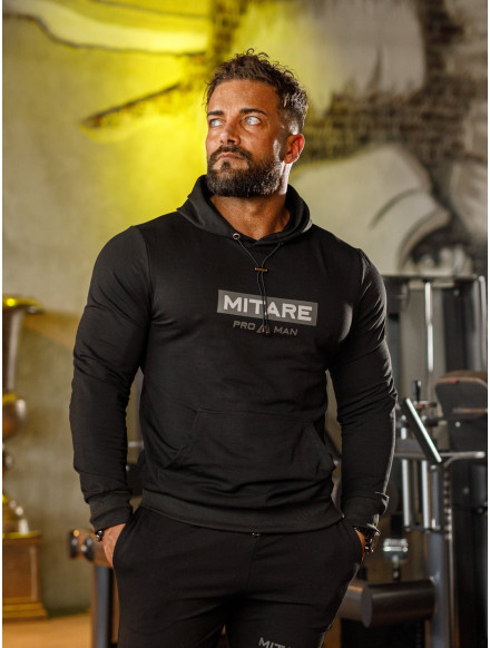 Kapuzenpullover K103 schwarz MITARE PRO MAN