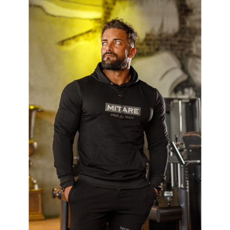Kapuzenpullover K103 schwarz MITARE PRO MAN