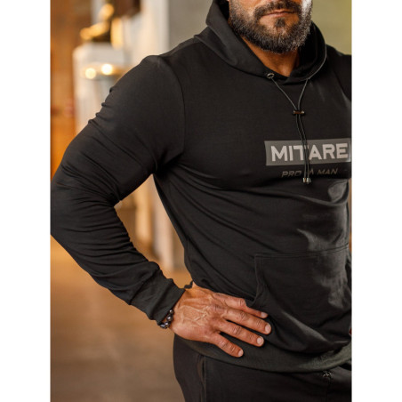 Kapuzenpullover K103 schwarz MITARE PRO MAN