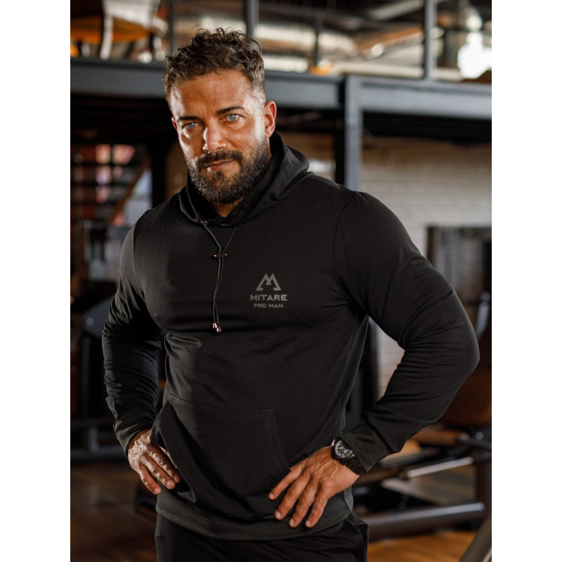 Kapuzenpullover K088 schwarz MITARE PRO MAN