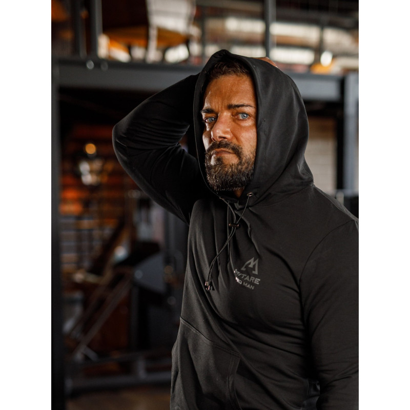 Kapuzenpullover K088 schwarz MITARE PRO MAN