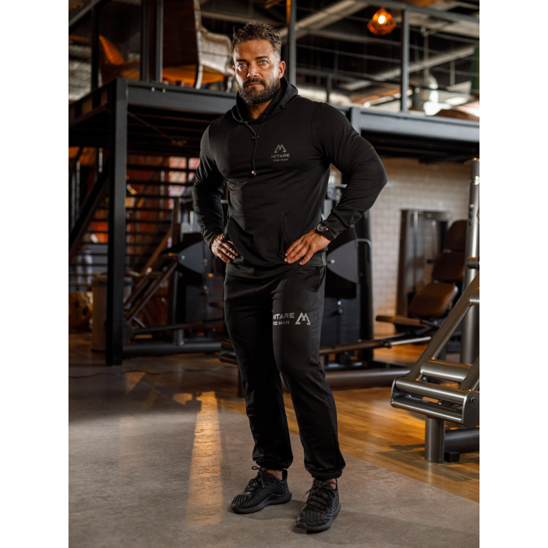 Kapuzenpullover K088 schwarz MITARE PRO MAN