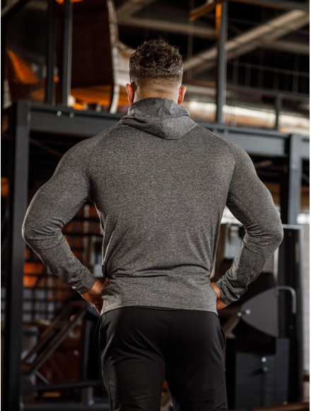 Kapuzenpullover K085 grau MITARE PRO MAN 2