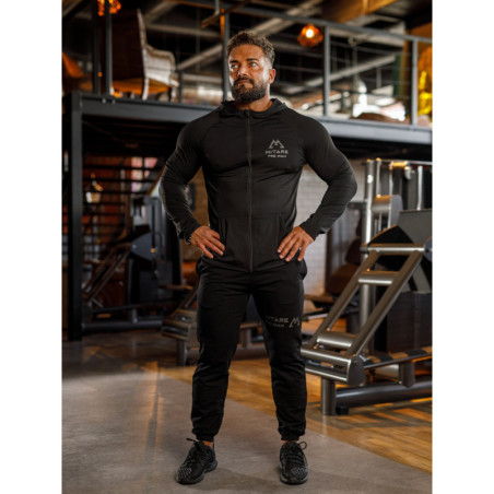 Kapuzenpullover K085 schwarz MITARE PRO MAN