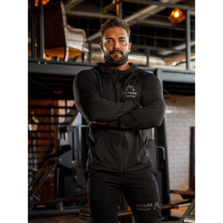Kapuzenpullover K085 schwarz MITARE PRO MAN