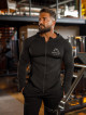 Kapuzenpullover K085 schwarz MITARE PRO MAN