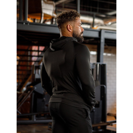 Kapuzenpullover K085 schwarz MITARE PRO MAN