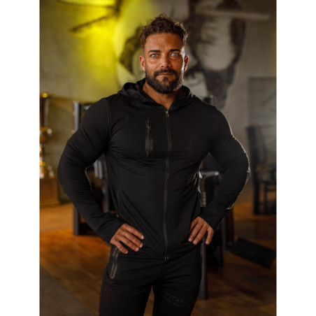 Kapuzenpullover K085 schwarz MITARE PRO MAN