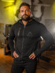 Kapuzenpullover K085 schwarz MITARE PRO MAN