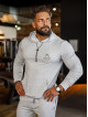Kapuzenpullover K088 hellgrau MITARE PRO MAN