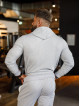 Kapuzenpullover K088 hellgrau MITARE PRO MAN