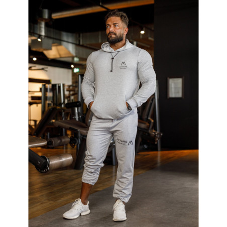 Kapuzenpullover K088 hellgrau MITARE PRO MAN