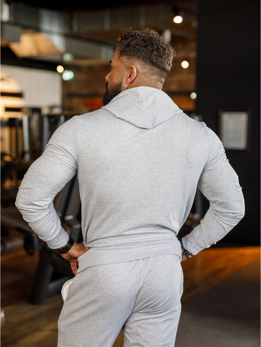 Kapuzenpullover K103 hellgrau MITARE PRO MAN
