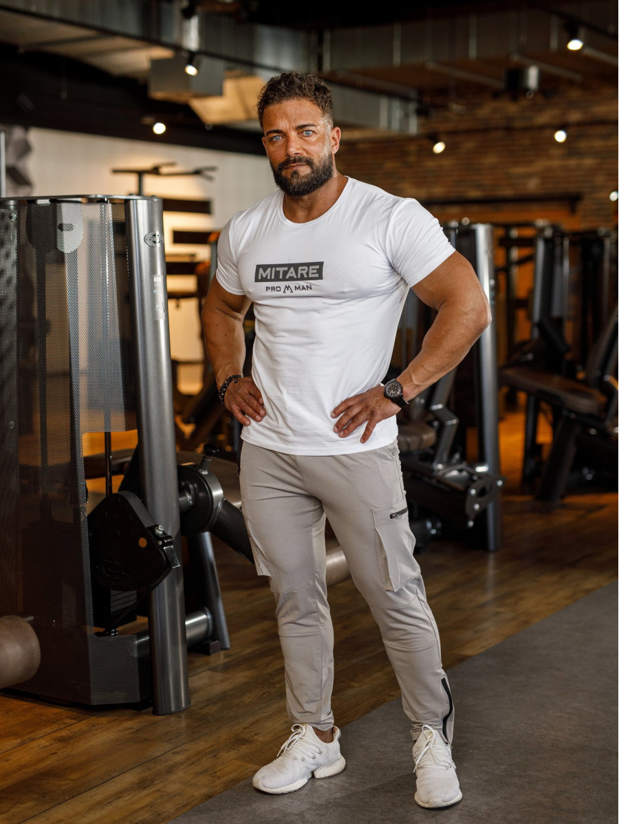T-Shirt K093 weiß MITARE PRO MAN