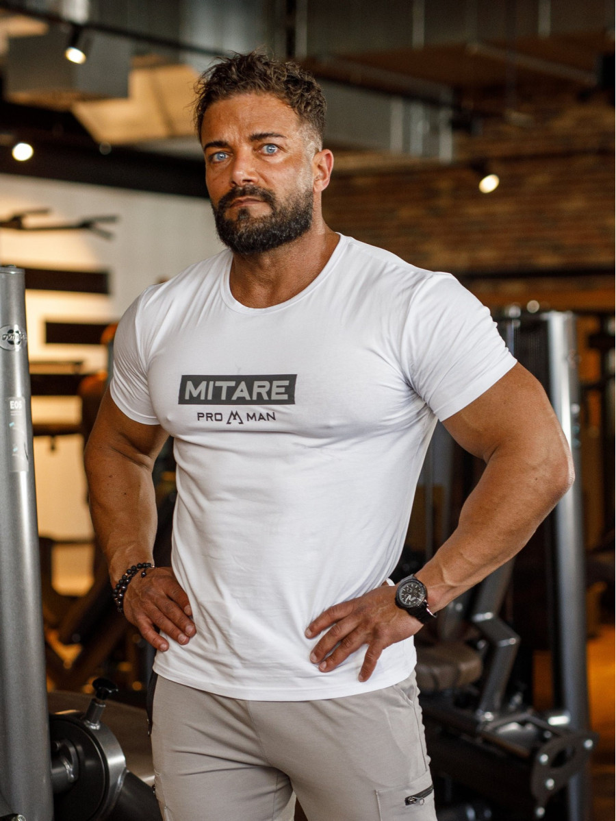 T-Shirt K093 weiß MITARE PRO MAN