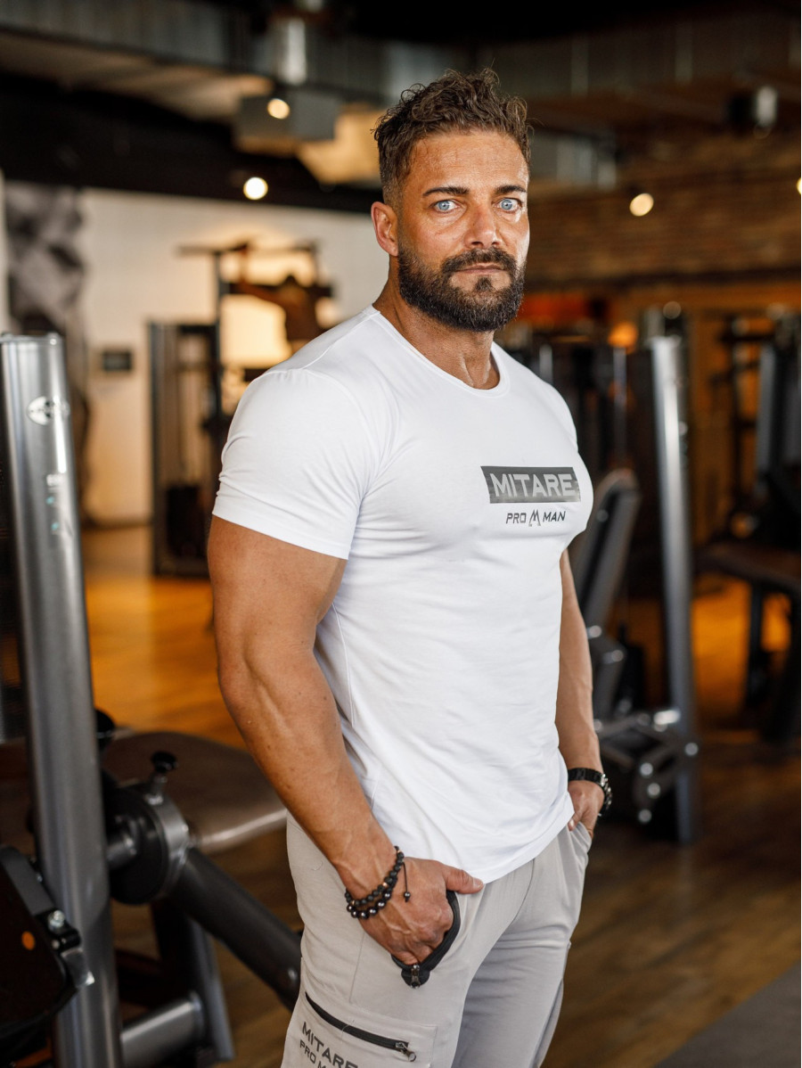 T-Shirt K093 weiß MITARE PRO MAN