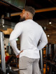 Langarm-T-Shirt K094 weiß MITARE PRO MAN