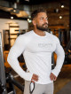 Langarm-T-Shirt K094 weiß MITARE PRO MAN